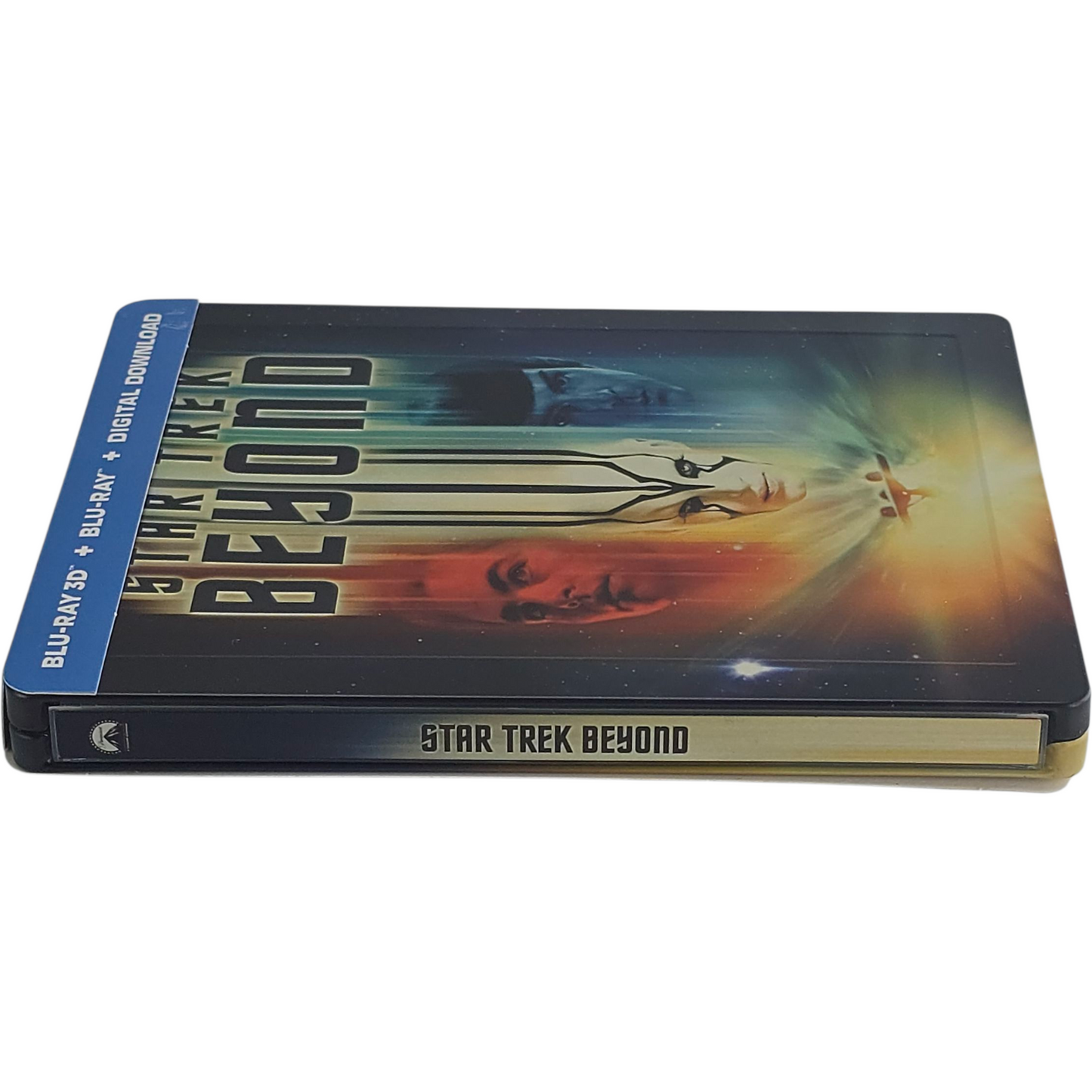 Star Trek Beyond Steelbook Débossé Blu-ray 3D + Blu-ray Chris Pine, Zone B