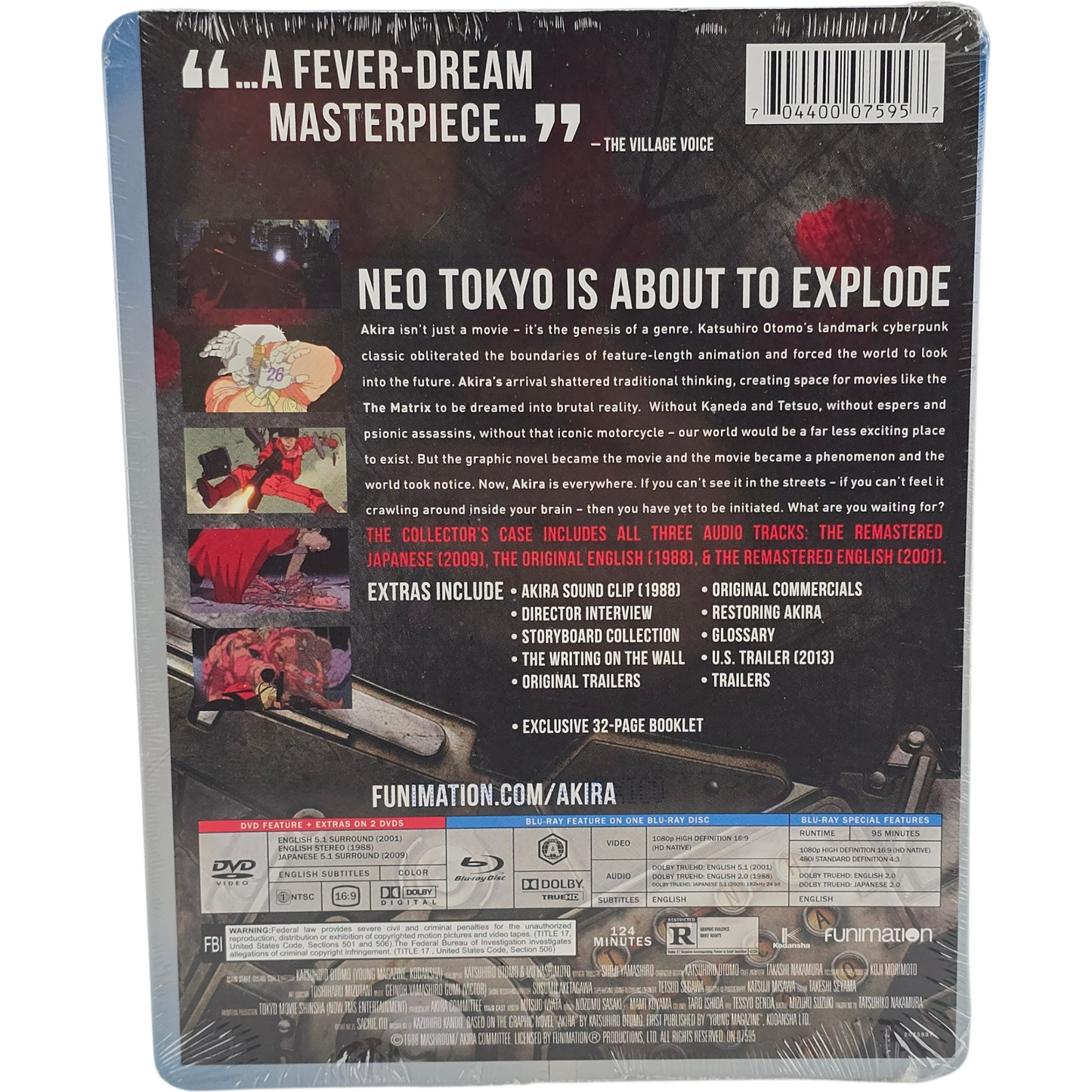 Akira  SteelBook Débossé IronPack / アキラ  Collector's Case Edtion Limitée Zone A