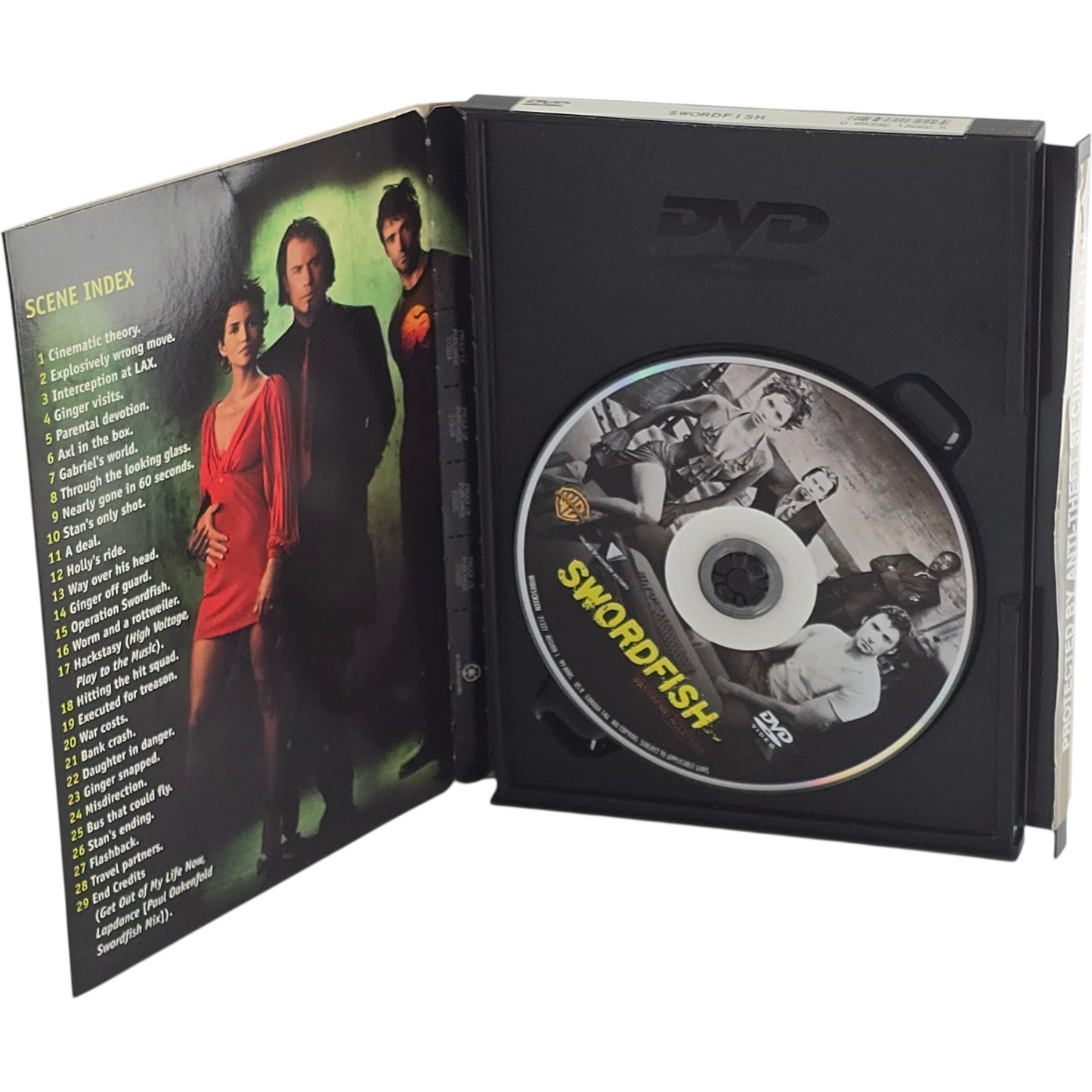 Swordfish DVD Snap Case John Travolta, Hugh Jackman Zone 1 US Import