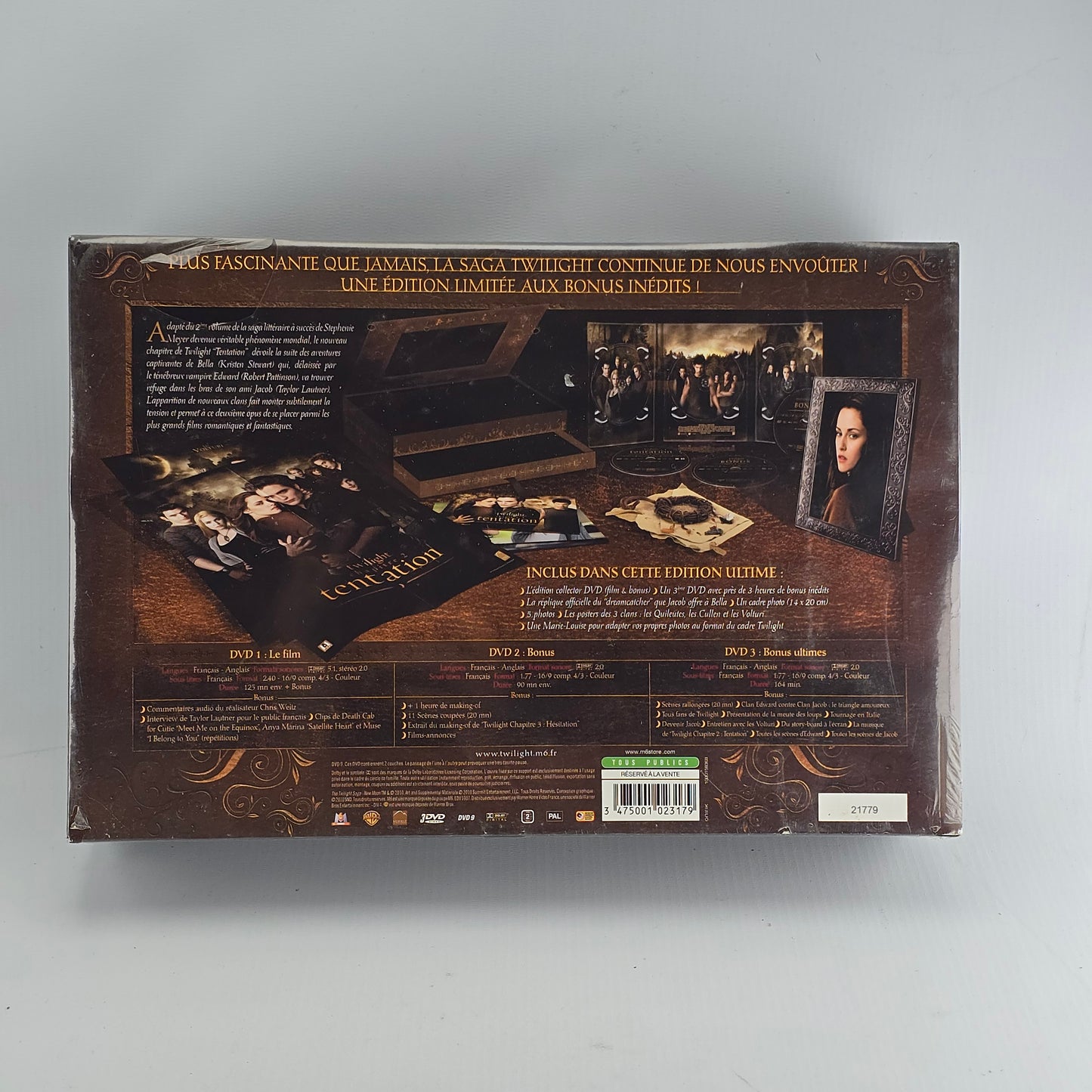 Twilight Chapitre 2 :Tentation Edt Ultime Ltd cadre photo,lithos, posters Zone 2