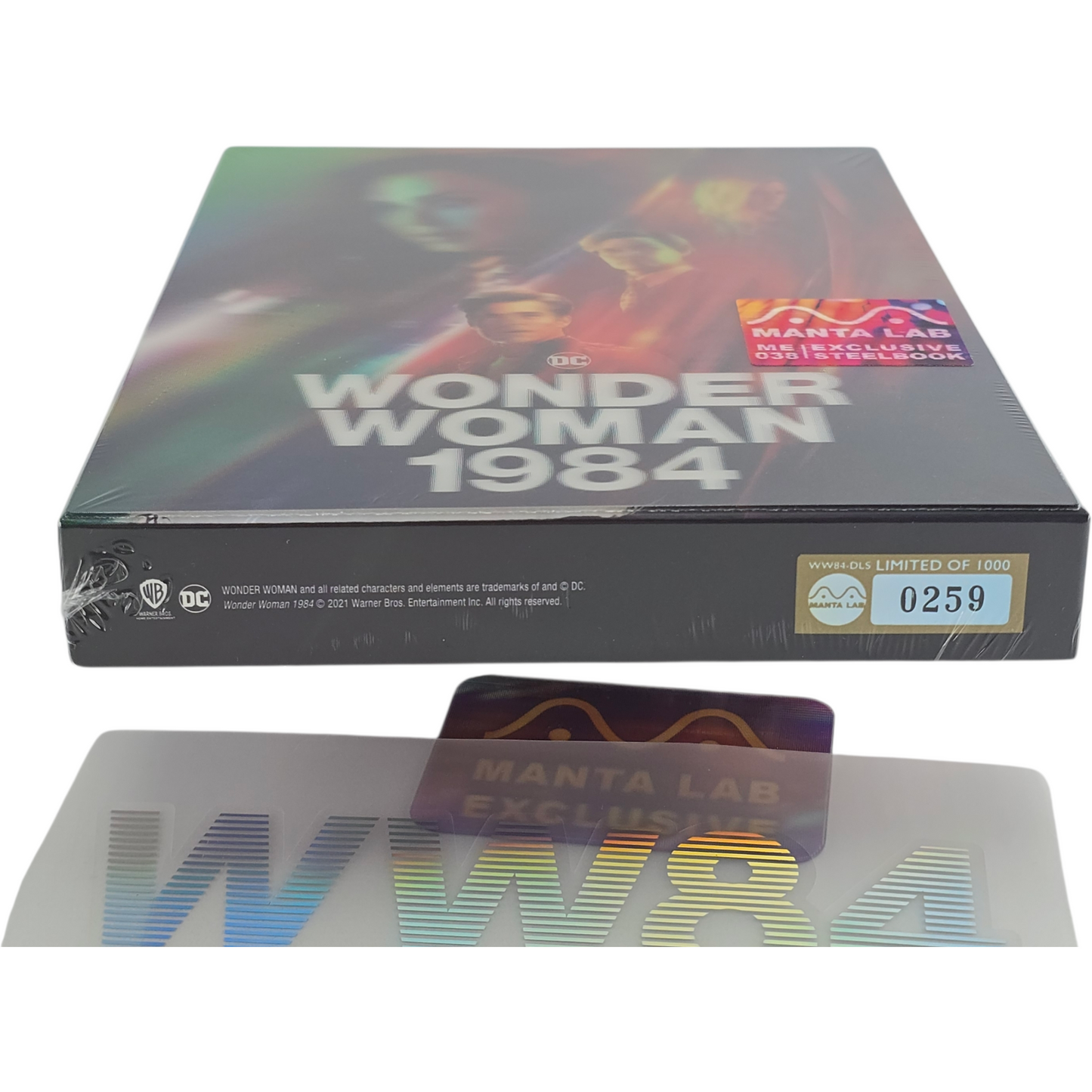 Wonder Woman 1984 4K Ultra HD+Blu-ray Steelbook 2X Lenticulaire Mantalab 1000 Ex