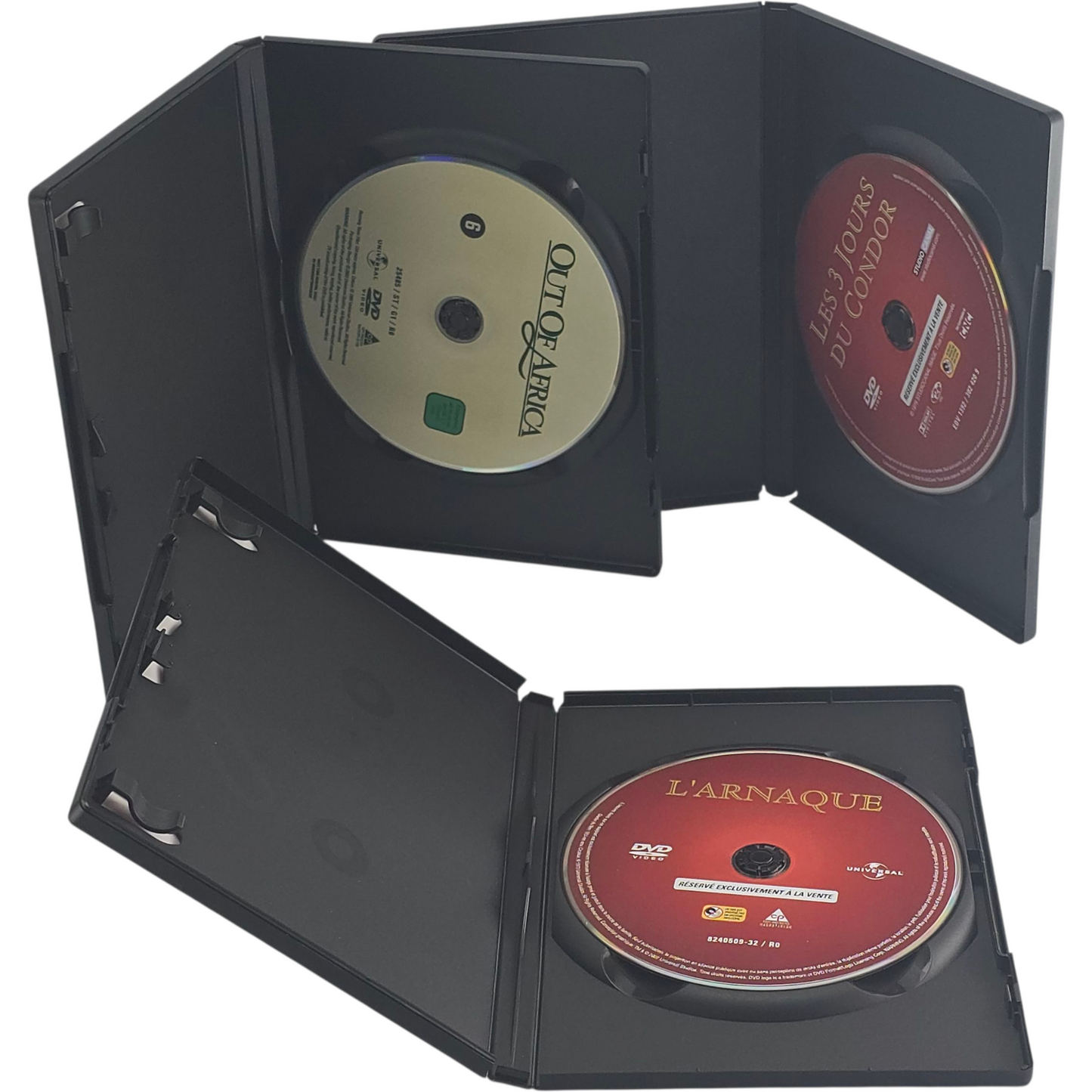 Robert Redford Collection DVD L'arnaque, 3 jours du condor, Out of Africa Region 2