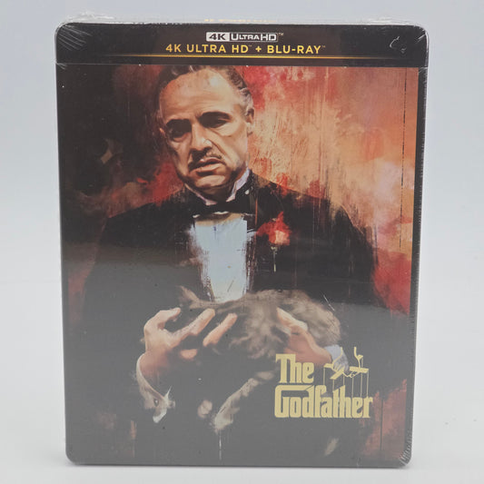 Le Parrain SteelBook 4K UHD + Blu-ray 50e Anniv. Italie Marlon Brando Al Pacino