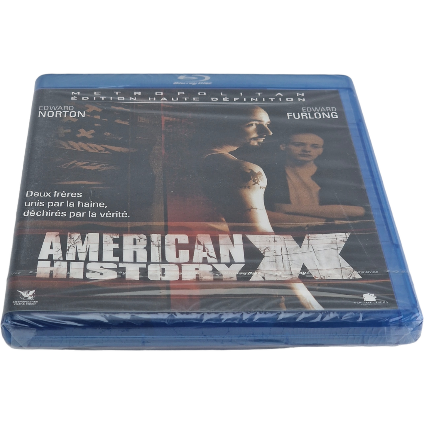 American History X Blu-ray 1998  Edward Norton 2009  Zone B
