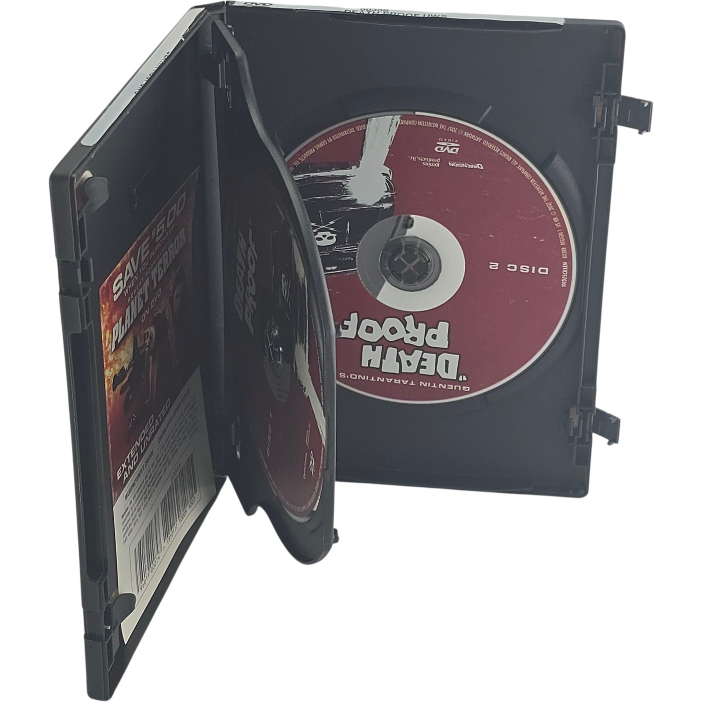 Death Proof DVD Collector's Extended Unrated 2-Disc Special Zone 1 [ -18]