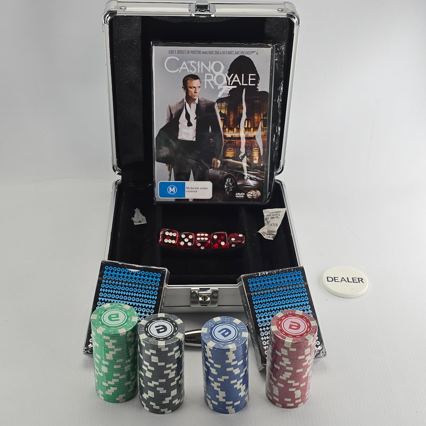 Casino Royale DVD Collection Edition Limitée Valise en aluminium Poker Zone 2