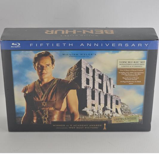Ben-Hur Blu-ray Coffret Prestige Ultimate Collector Edt Charlton Heston  Zone 1