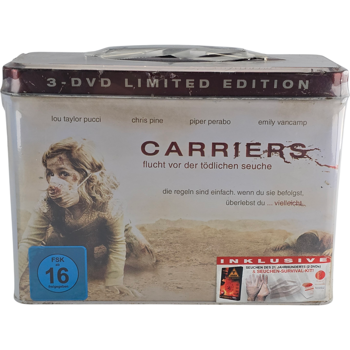 Carriers 3 x DVD Metal Box Collector's Limited Edition Zone B