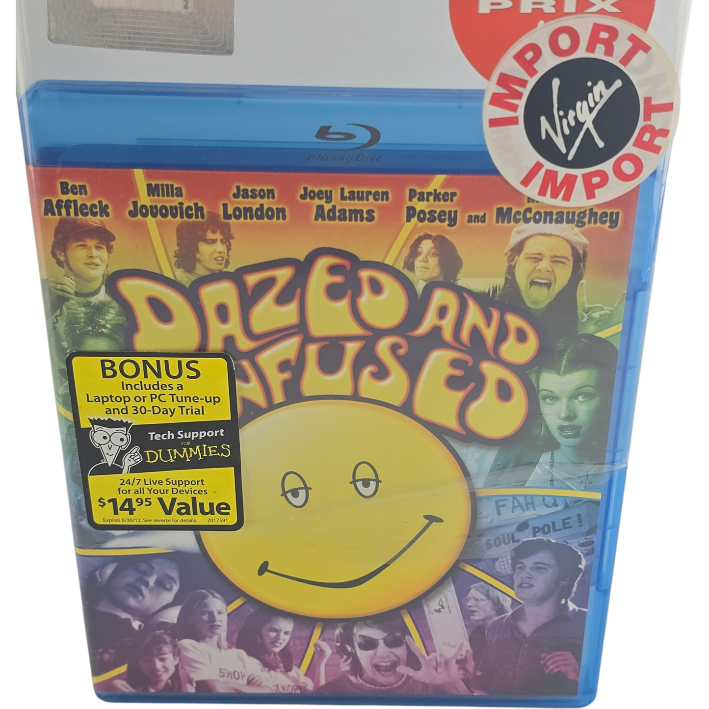 Dazed and Confused 1993 Blu-ray Jason London, Milla Jovovich Zone 1 US Import