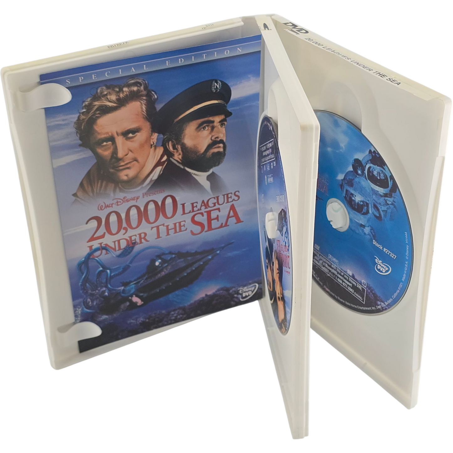 20,000 Leagues Under the Sea DVD Disney Kirk Douglas Zone 1 US Import