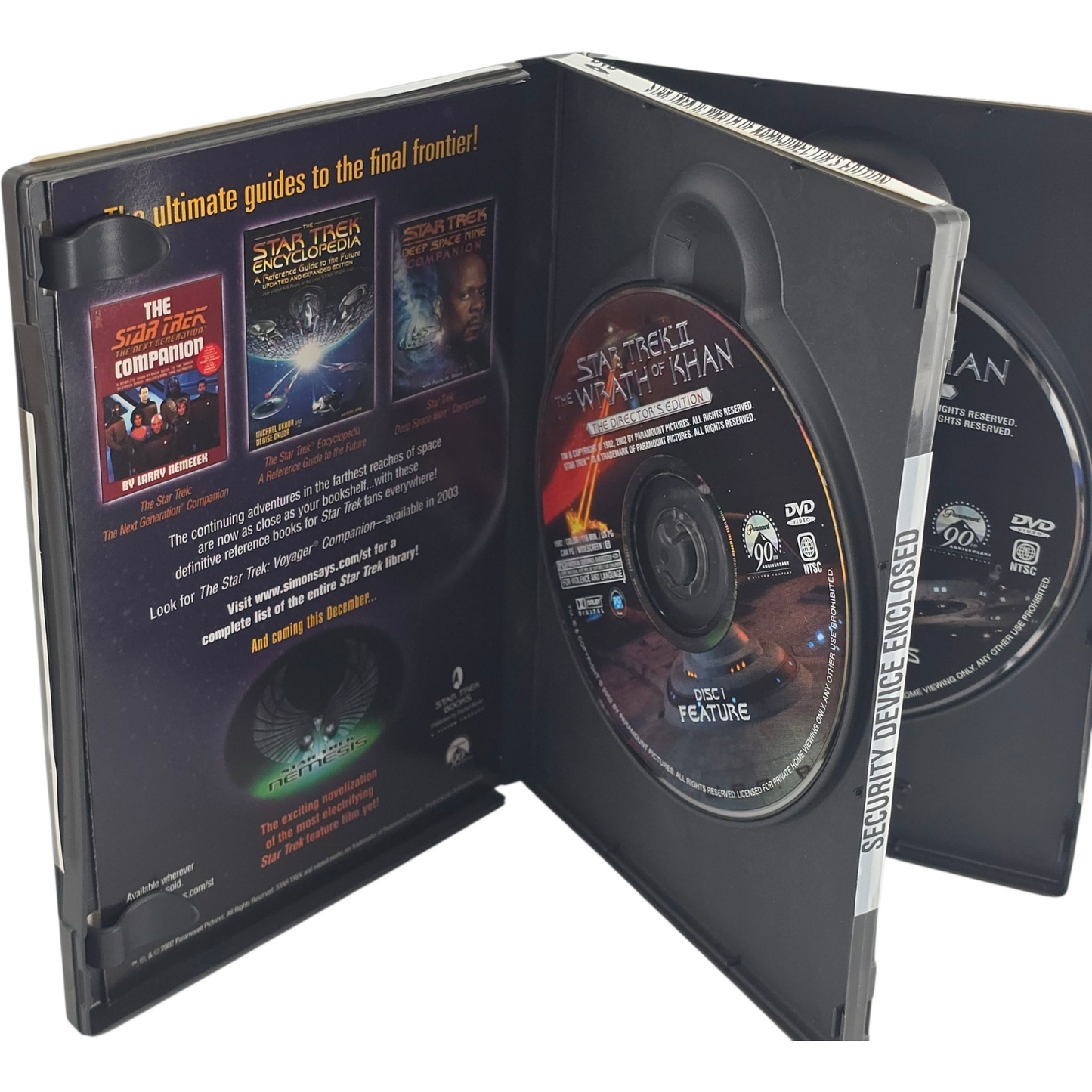Star Trek II: The Wrath of Khan DVD The Director's Edition Zone 1  US Import