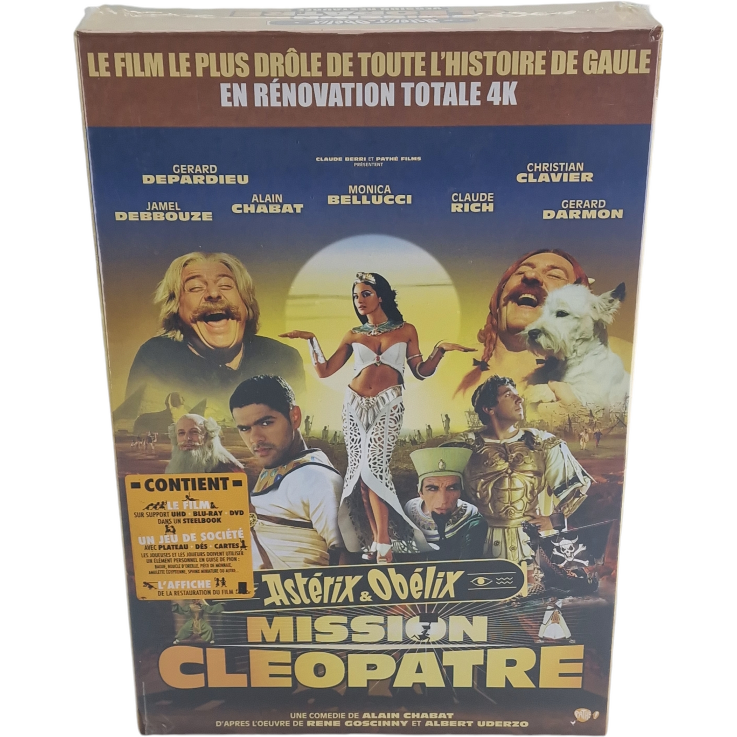Astérix & Obélix: Mission Cléopâtre 4K Ultra HD +Blu-ray+DVD SteelBook Collector Coffret Libre