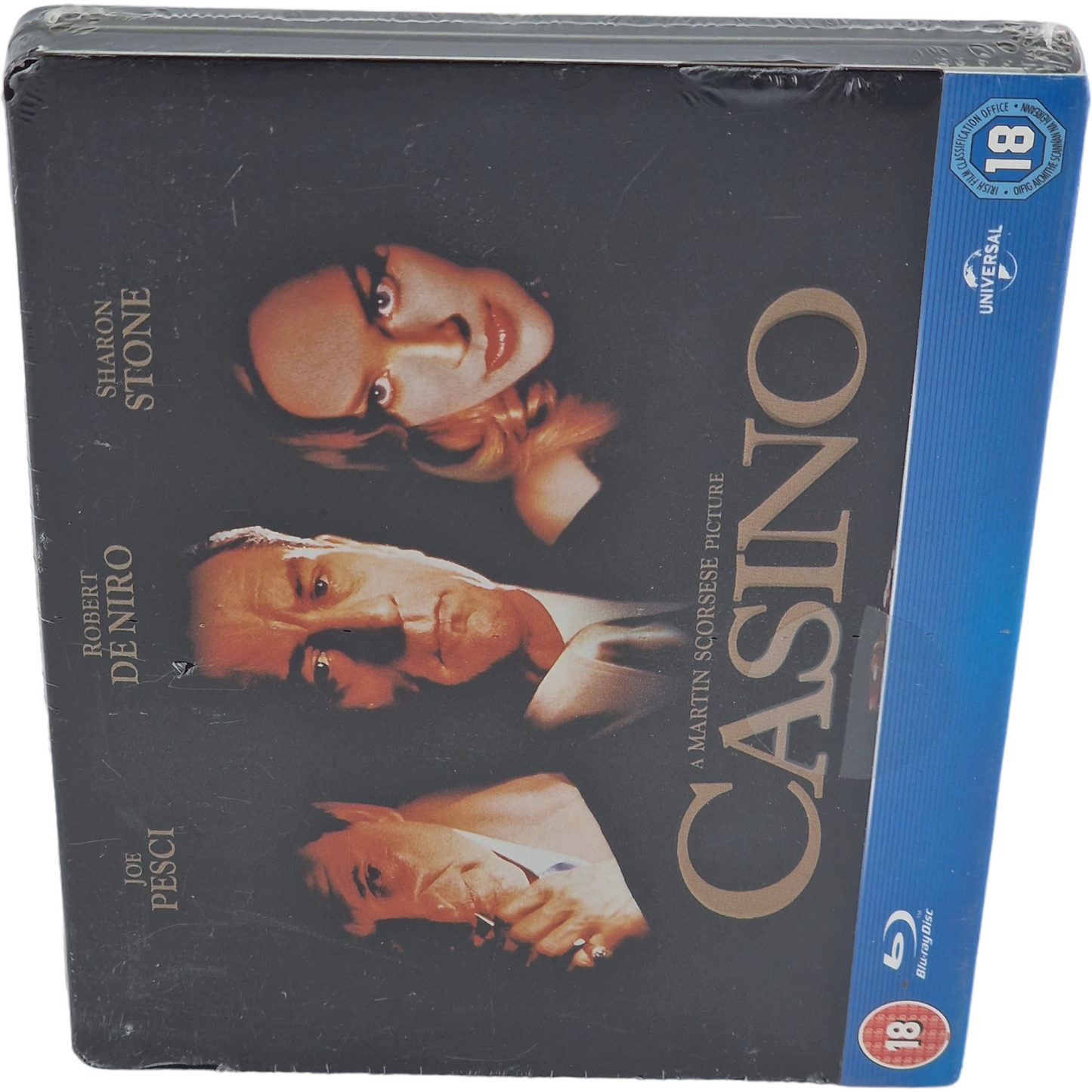 Casino SteelBook Débossé Blu-ray Zavvi Martin Scorsese Robert De Niro Libre[-18]