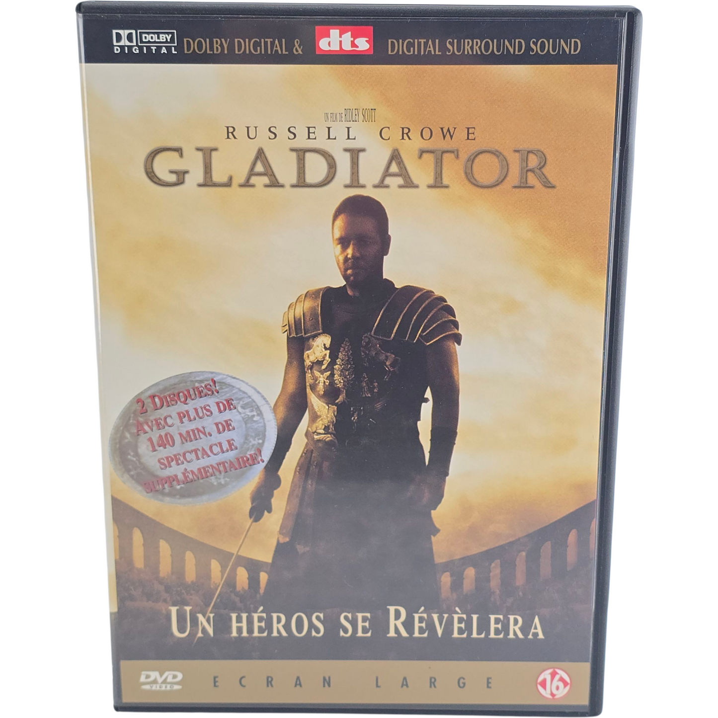 Gladiator DVD Version longue e Ridley Scott  Russell Crowe Zone 2