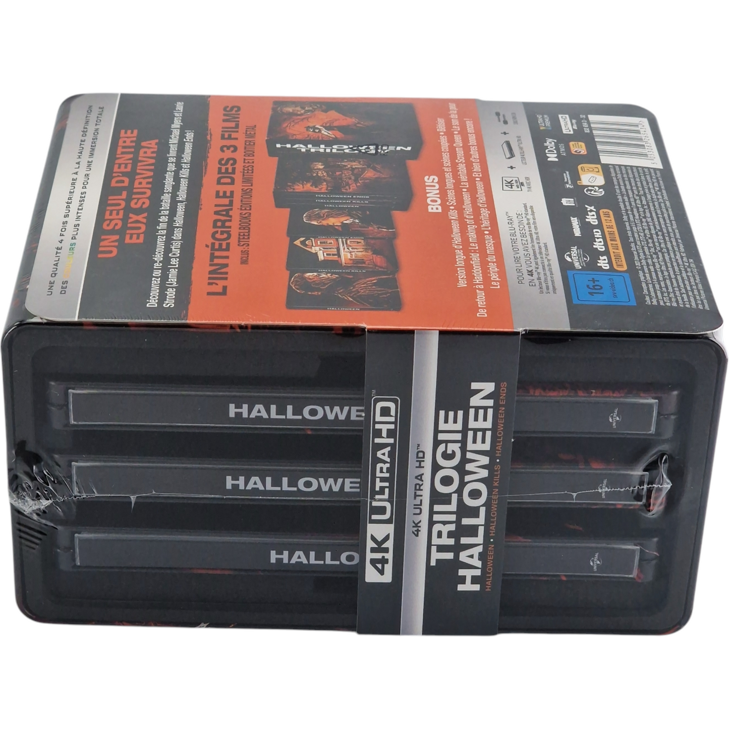 Halloween La Trilogie  4K Ultra HD+Blu-ray  : Steelbook Édition Collector Libre
