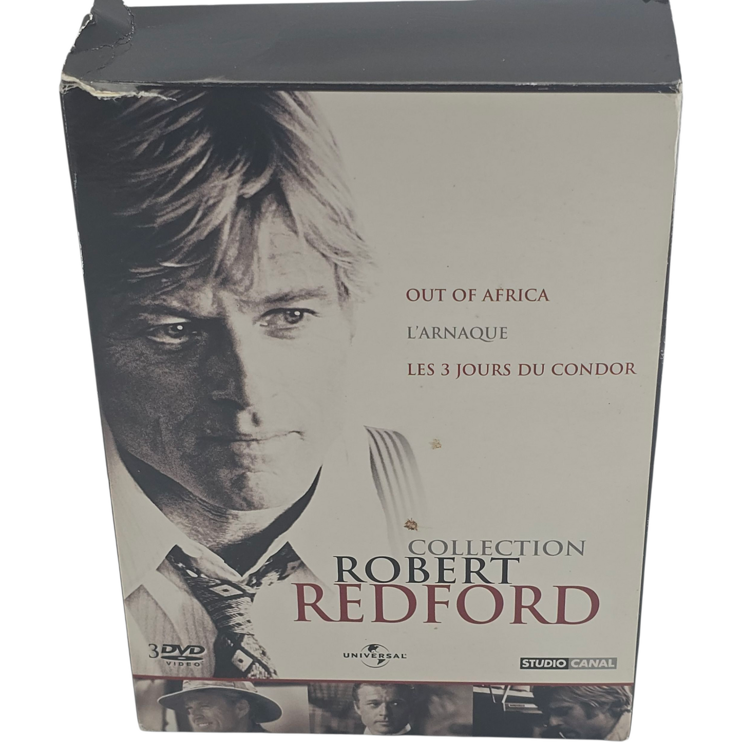 Robert Redford Collection DVD L'arnaque, 3 jours du condor, Out of Africa Region 2