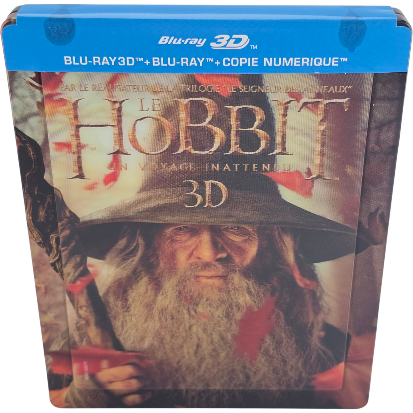 The Hobbit : An Unexpected Journey Gandalf SteelBook Blu-ray + DVD  Lenticular B