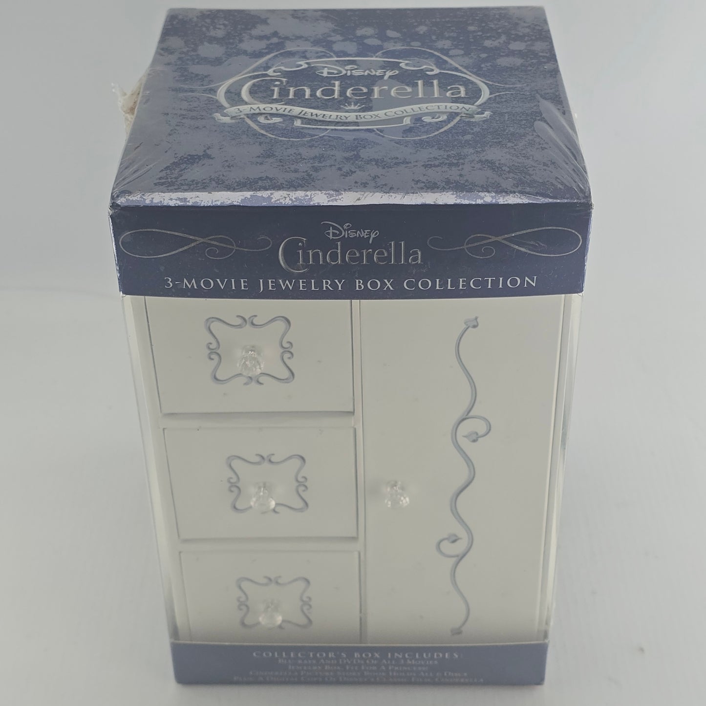 Cinderella Trilogy Blu-ray+ DVD + Jewelry Box Packaging Collector Zone A Disney