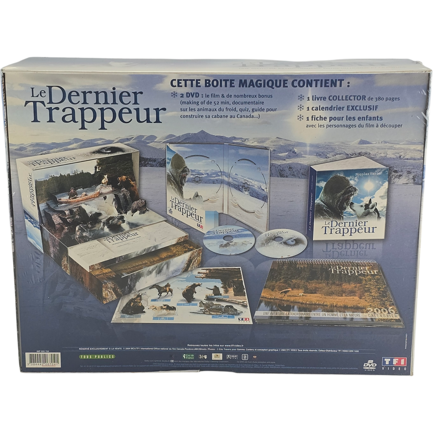 Le Dernier Trappeur  DVD Super Collector, Edition Limitée Nicolas Vanier Zone 2