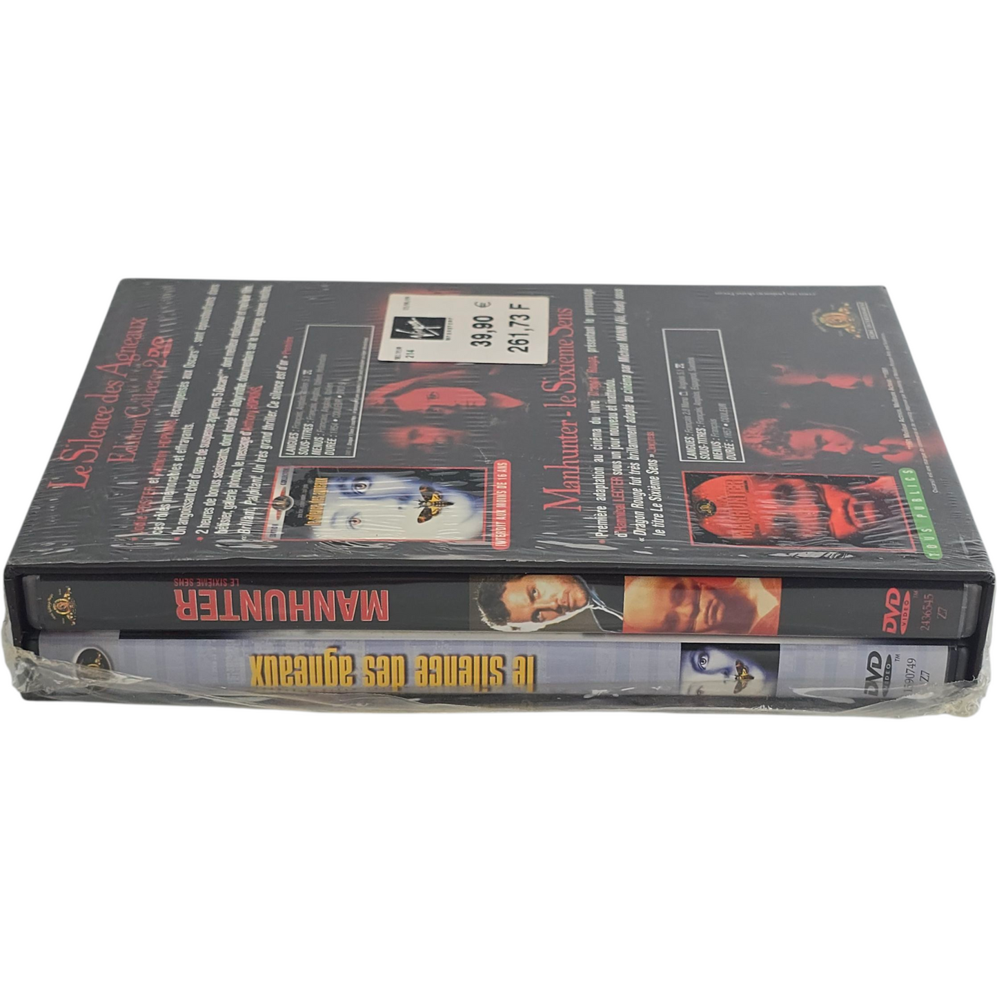 Coffret DVD Hannibal+ Manhunter+ sixième sens + Silence des agneaux Collector Zone 2