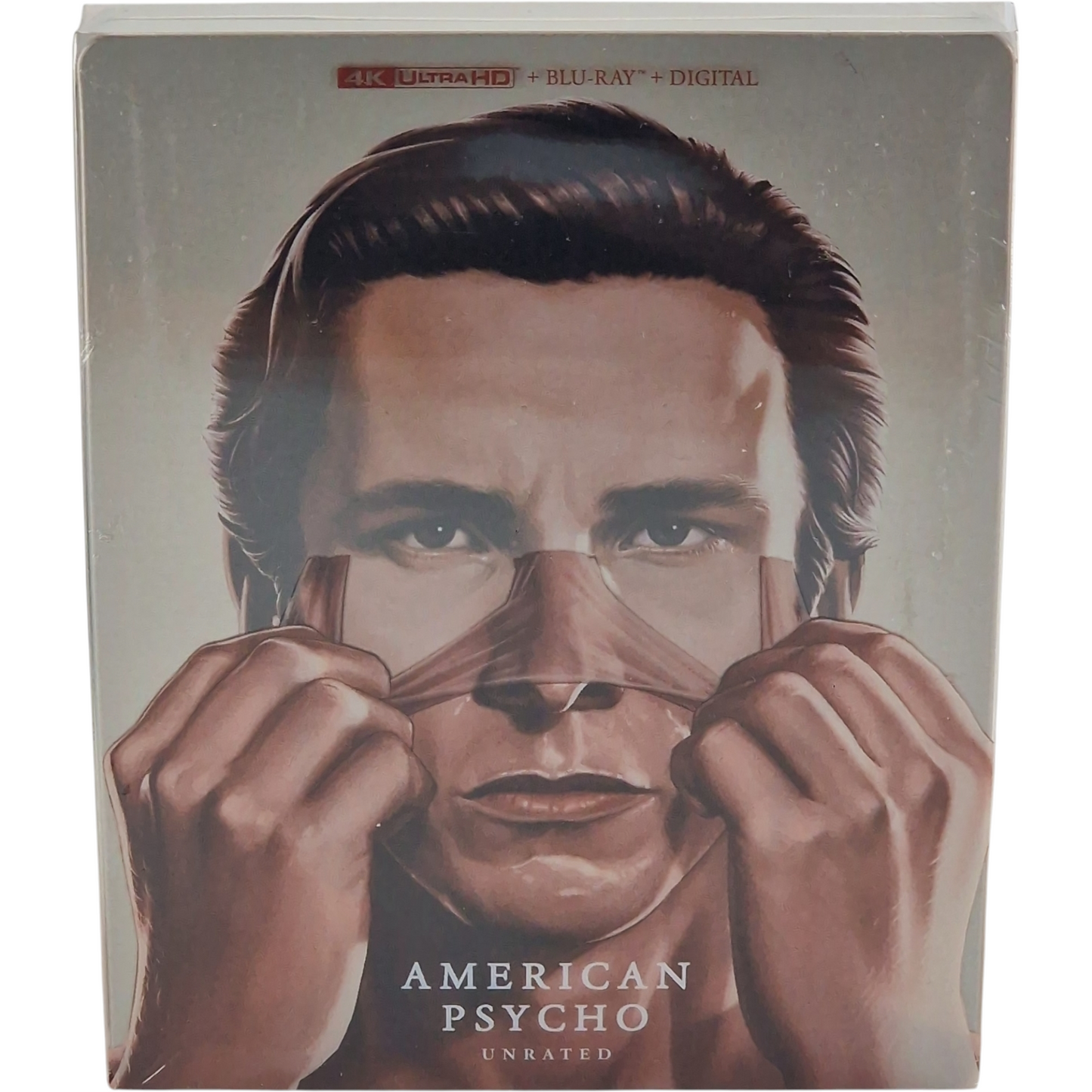 American Psycho Steelbook 4K Ultra HD +Blu-ray + Digital 4K Christian Bale[-18]A
