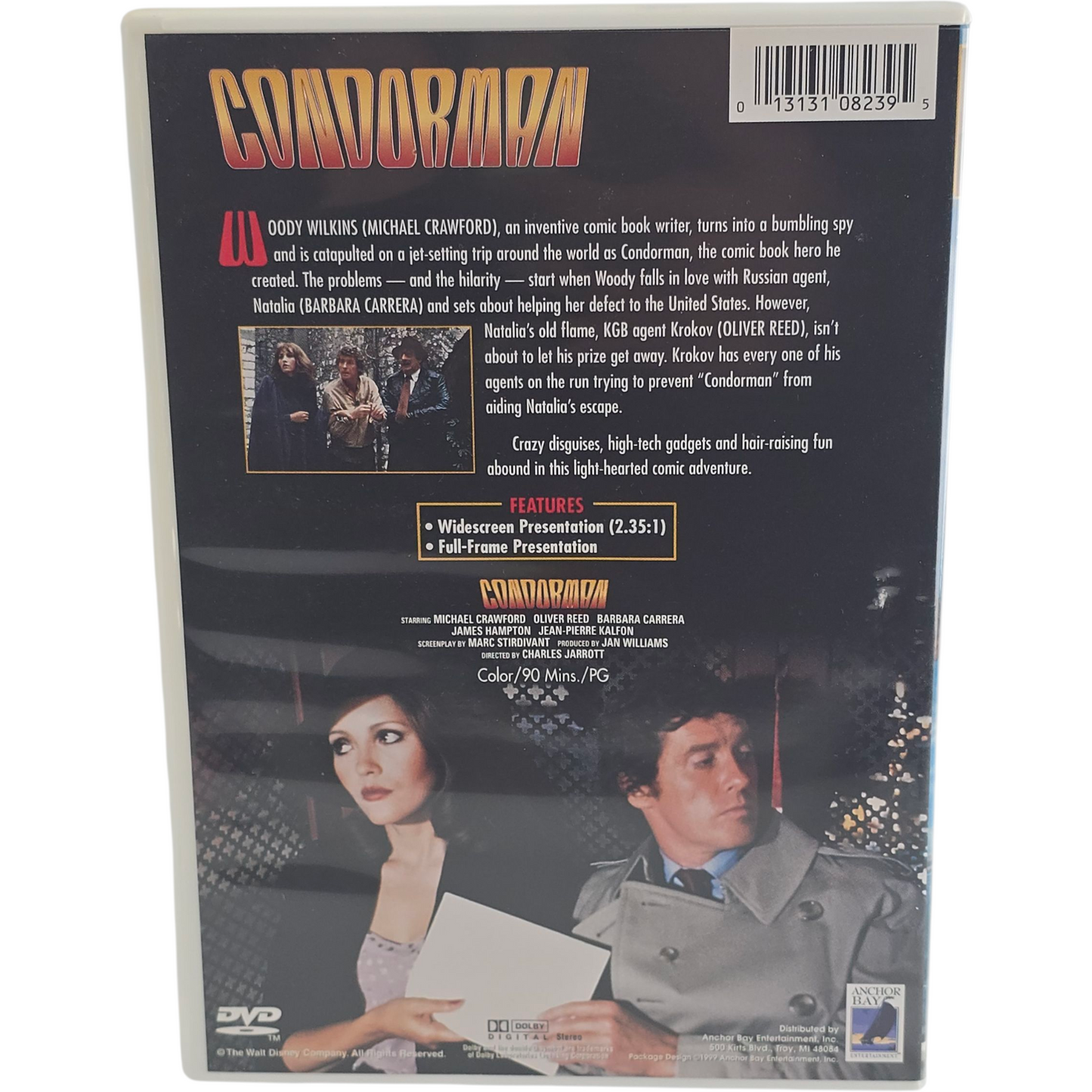 Condorman Crawford, Eli Paperboy Reed DVD Jean-Pierre Kalfon Zone A