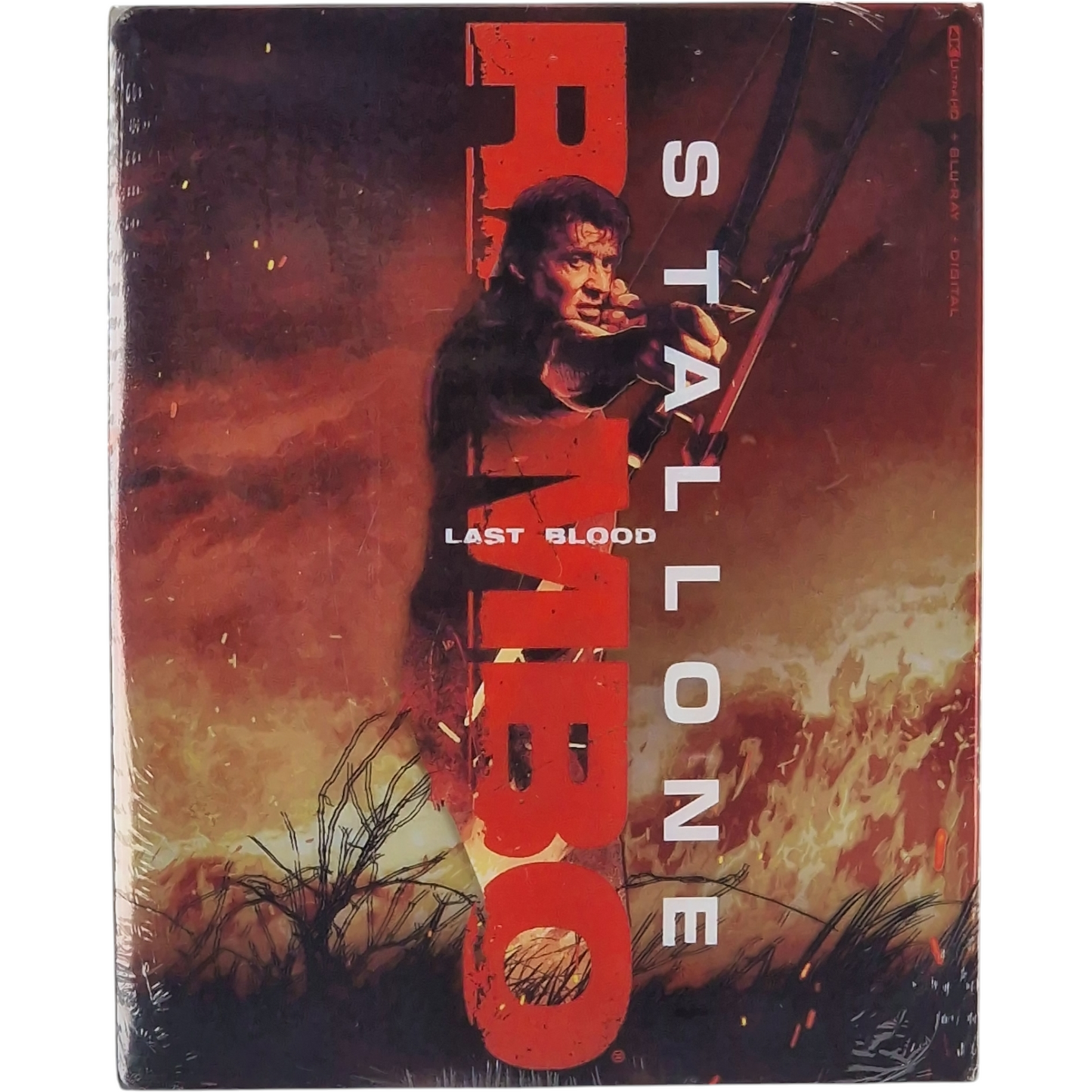 Rambo:Last Blood 4K Ultra HD + Blu-ray + Digital SteelBook Stallone Zone A  [-18]