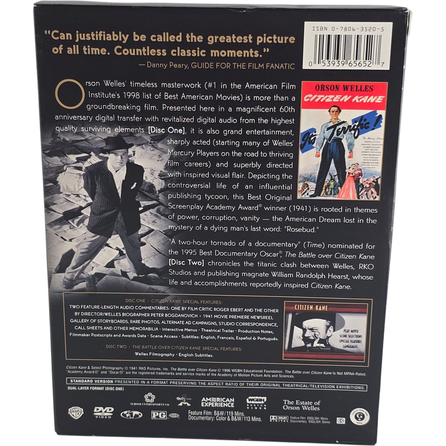 Citizen Kane DVDDigiPack 2-Disc Special Edition Orson Welles Zone 2