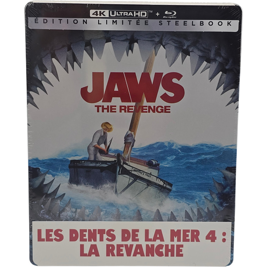 Les Dents de la mer 4 La Revanche SteelBook 4K Ultra HD + Blu-ray Michael Caine