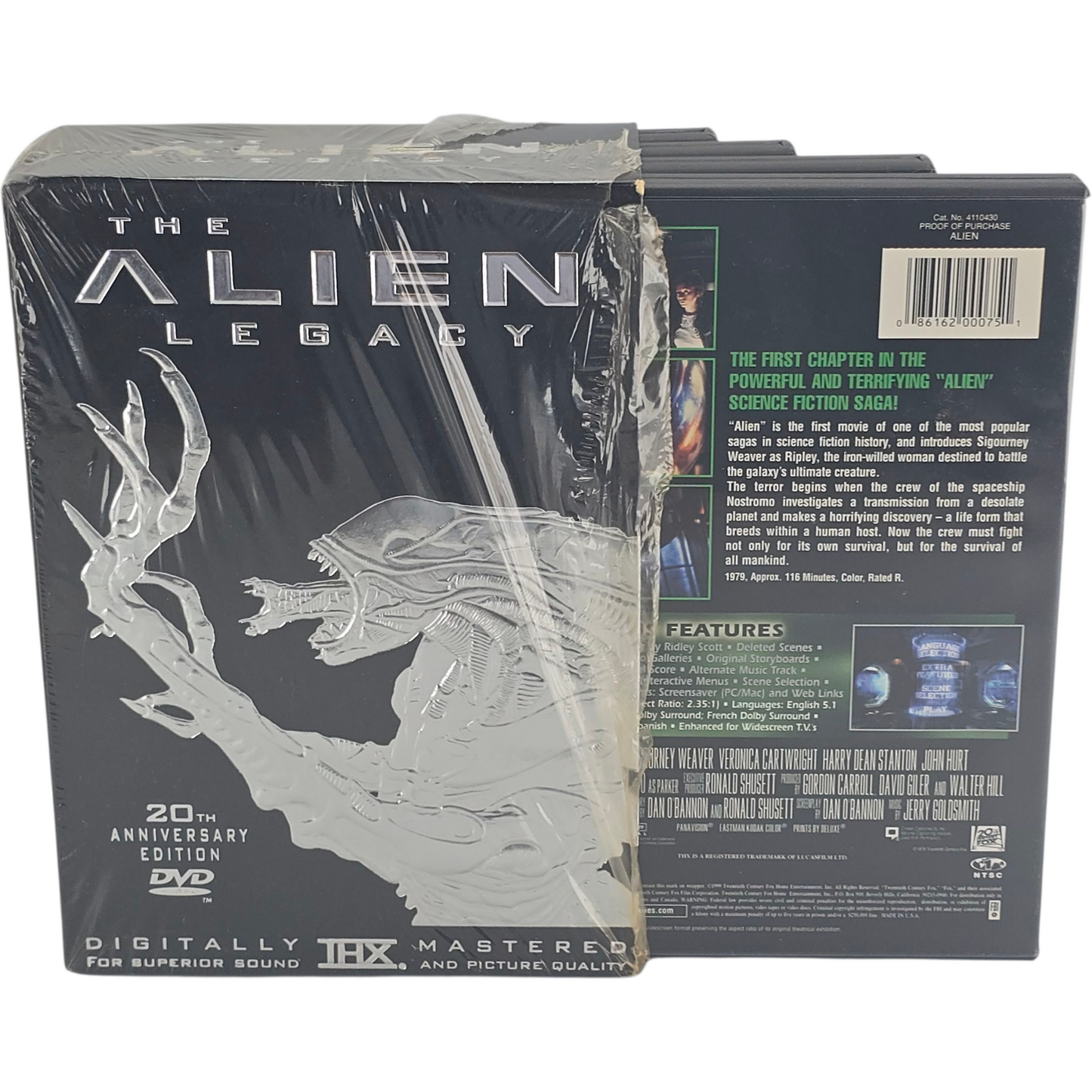 The Alien Legacy DVD  Alien / Aliens / Alien³ / Alien Resurrection Zone 1