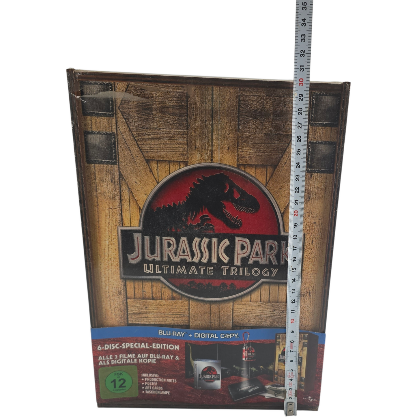 Jurassic Park Ultimate Trilogy Blu-ray  Ltd Edition boîte bois Collector Zone B