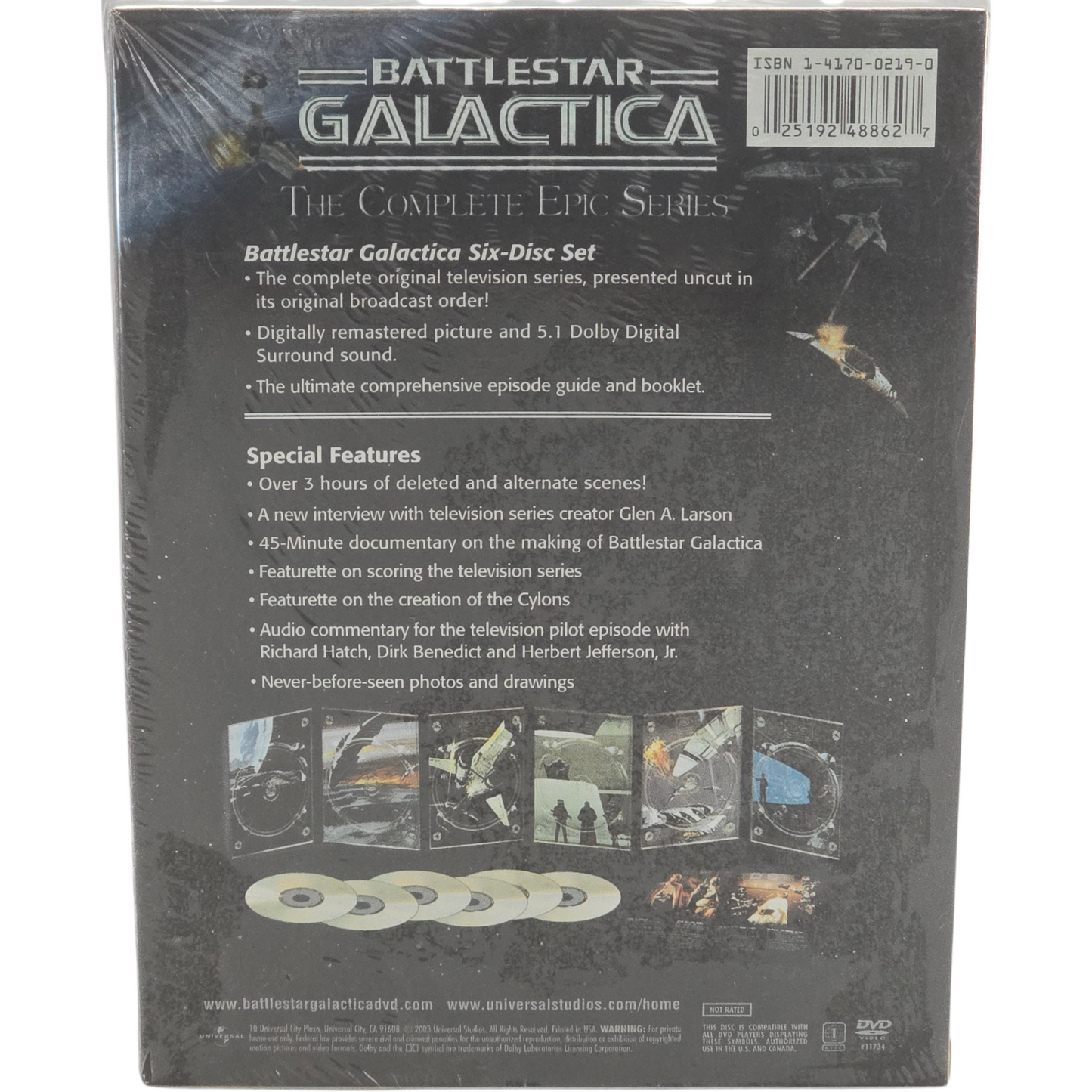Battlestar Galactica: The Complete Epic Series DVD Coffret  Zone 1 US import