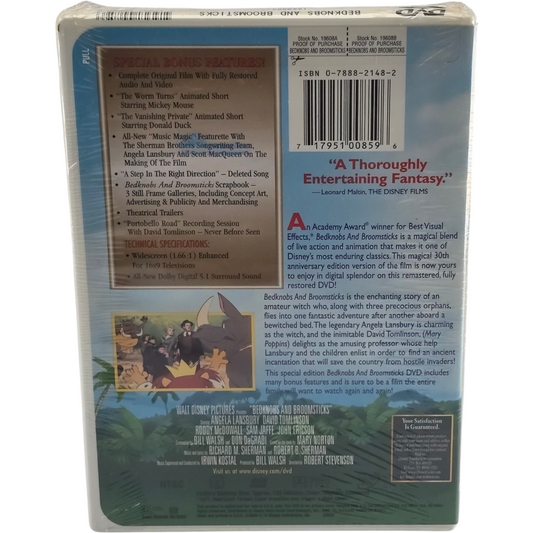 Bedknobs and Broomsticks DVD Walt Disney Gold Classic Collection 30e  Region A