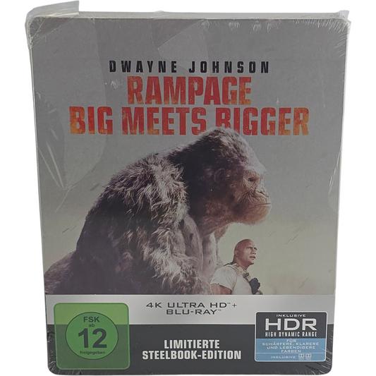 Rampage : Hors de contrôle (2018) – SteelBook 4K UHD + Blu-ray