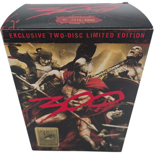 300 DVD Collector's Boîtier Collector avec figurine/masque spartiate Zone A