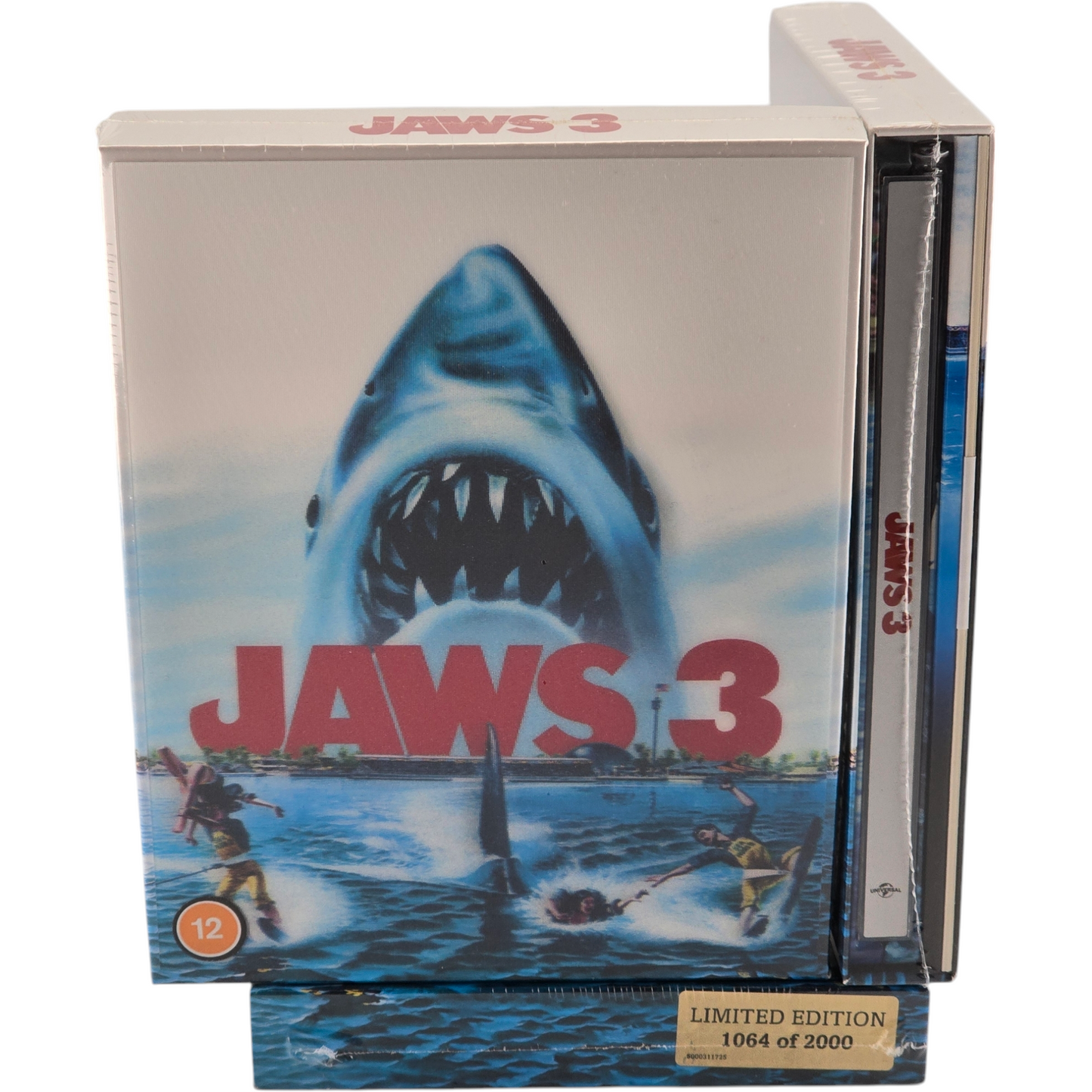 Jaws 3 SteelBook Collector 4K Ultra HD + Blu-ray 3D + 2D numérotée 2000 Ex Libre
