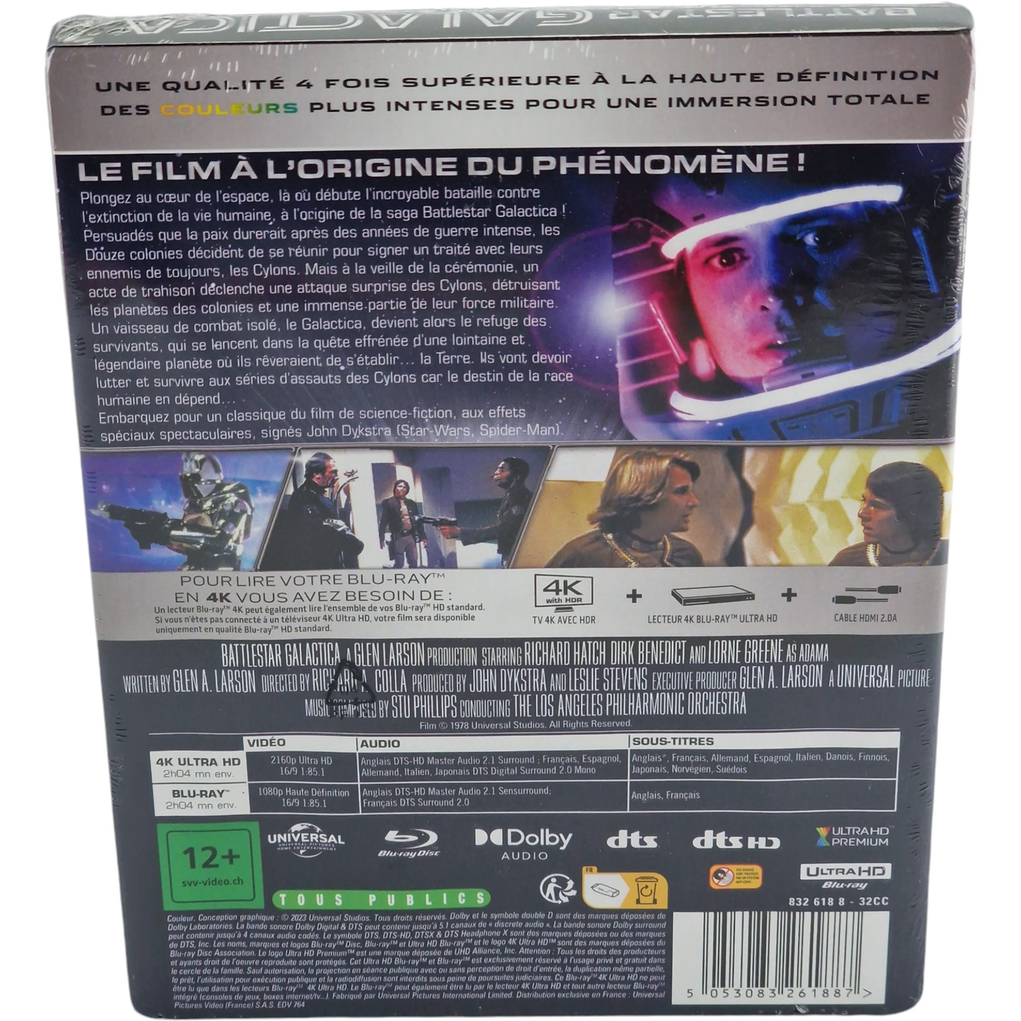 Battlestar Galactica 1978 SteelBook  4K Ultra HD + Blu-ray  Zone B