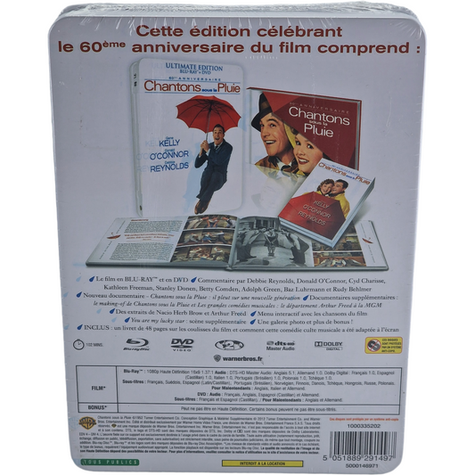 Chantons sous la pluie (1952) - MetalPak Blu-ray + DVD - Zone B + Zone 2 - vue 3