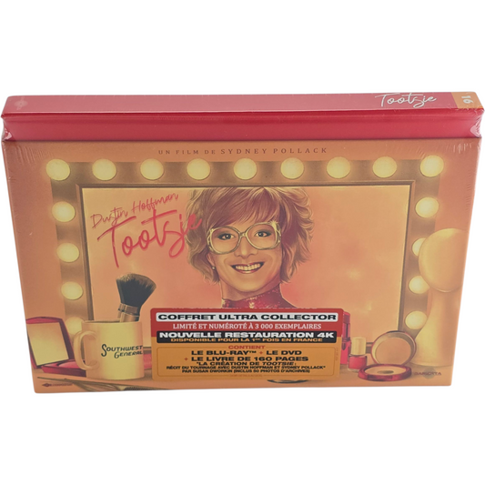 Tootsie Coffret Ultra Collector Blu-ray + DVD + Livre Zone B Dustin Hoffman