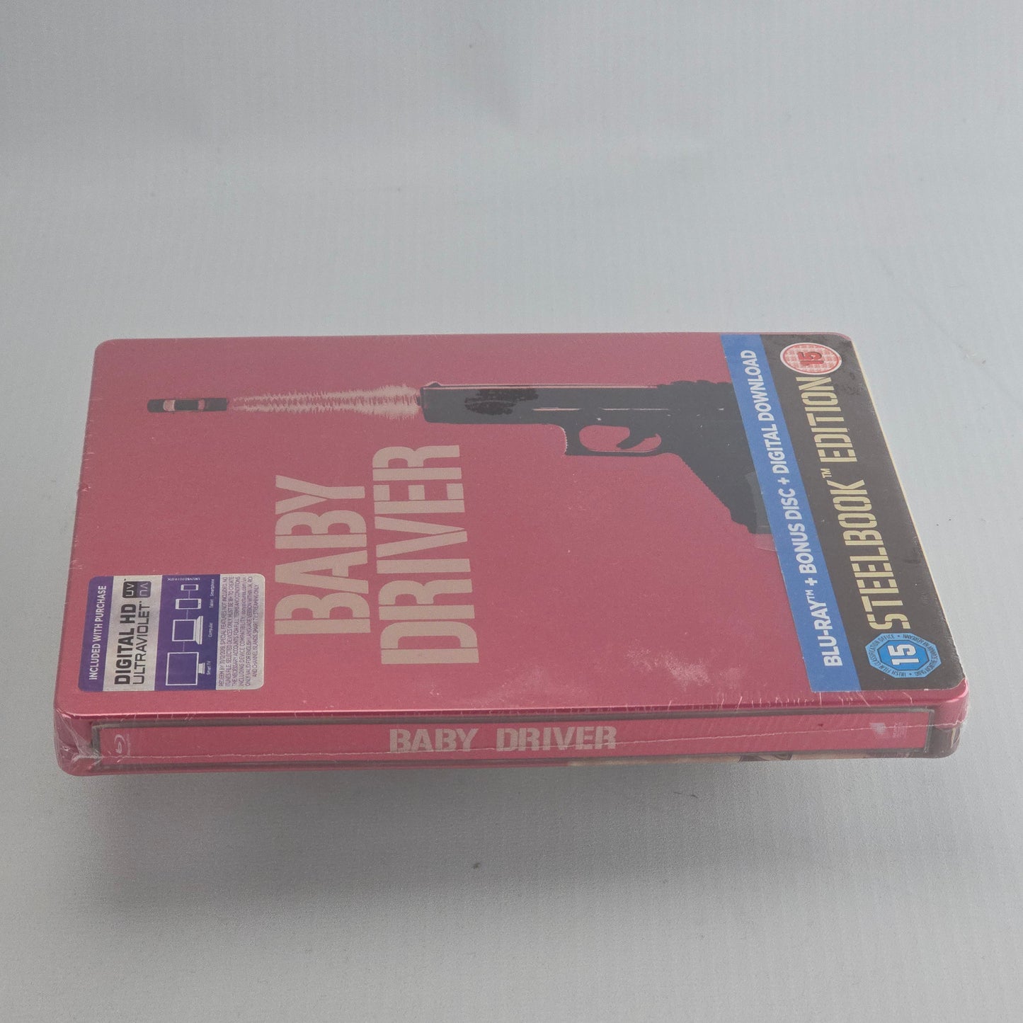 Baby Driver SteelBook Blu-ray Limited Edition Kevin Spacey Zone B