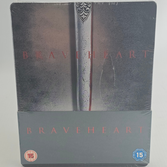 Braveheart SteelBook Blu-ray DVD UK Mel Gibson Sophie Marceau Édition limitée