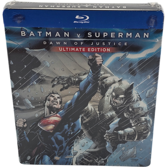 Batman v Superman: Dawn of Justice SteelBook Blu-ray Zack Snyder Ben Affleck  B