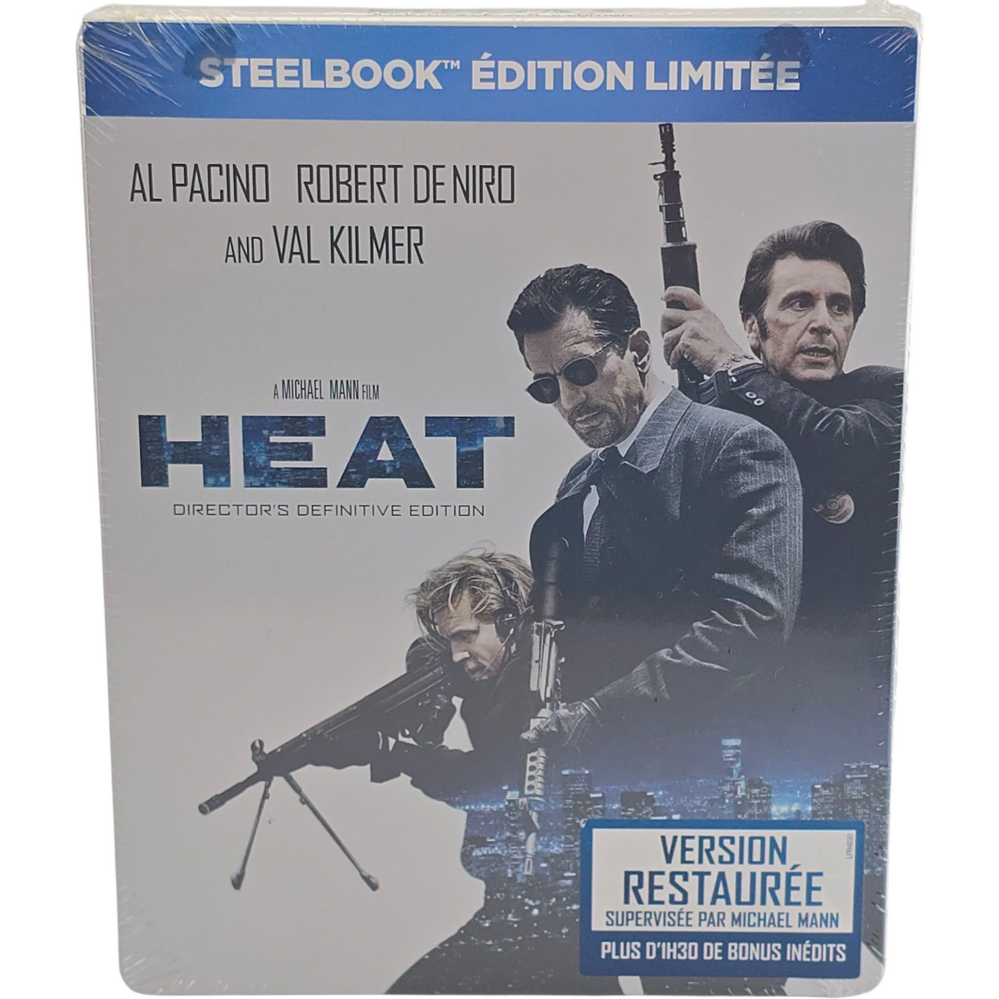 Heat SteelBook Blu-ray Edition 2017 De niro , Al Pacino Collection Fnac Region B