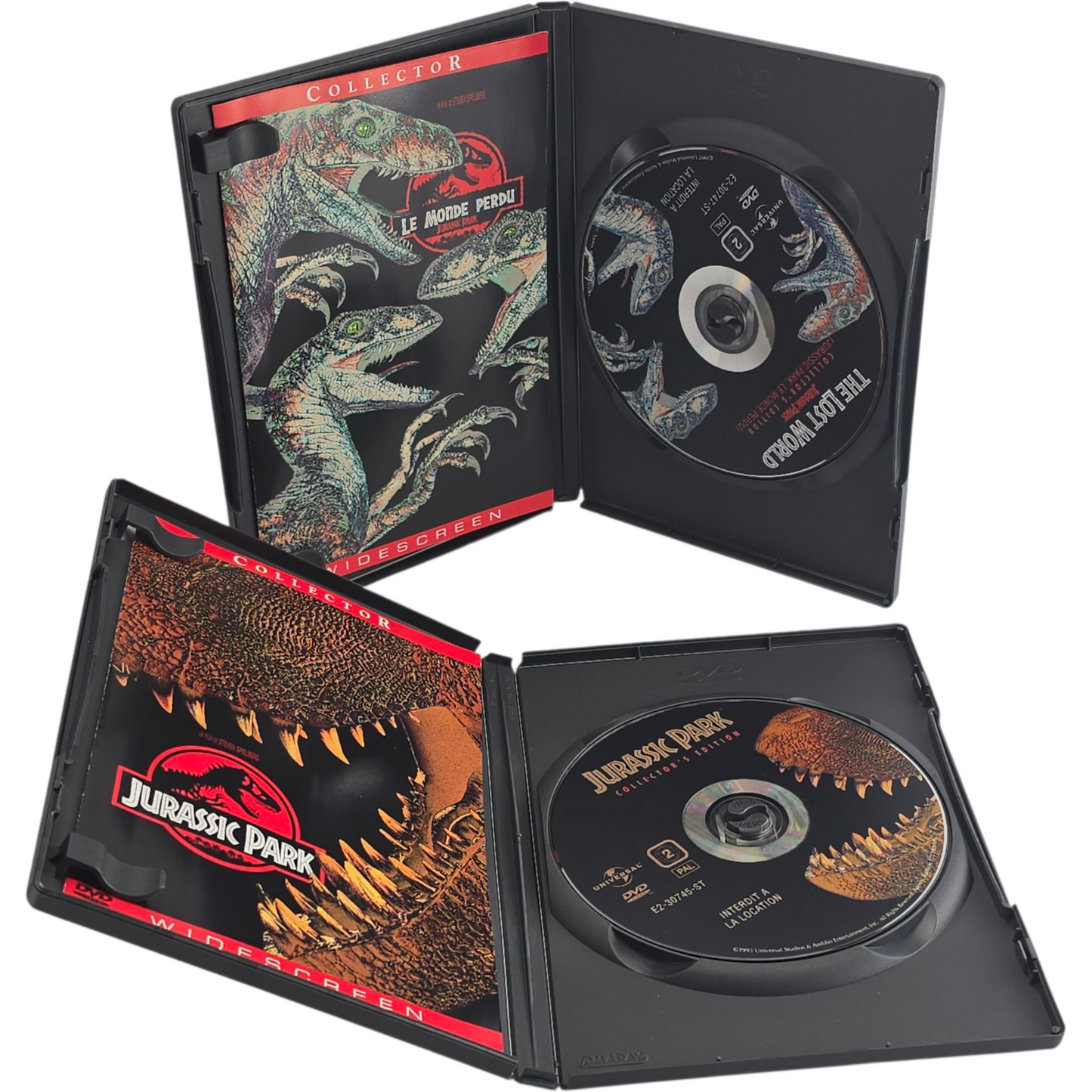 Coffret Silver Jurassic Park 2 DVD - Jurassic Park I / Jurassic Park II Region 2
