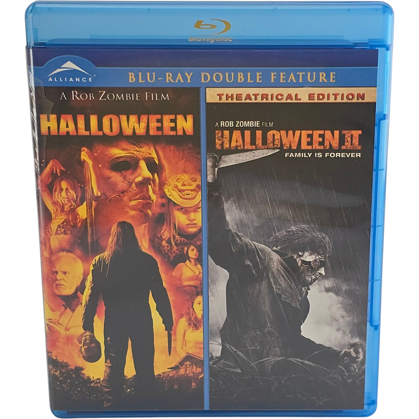 Halloween+Halloween II Blu-ray Double Feature  Zone A -18 Canada Import