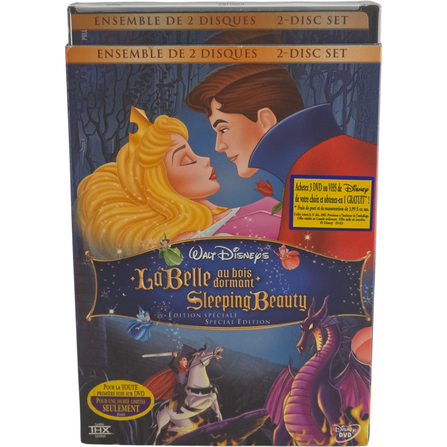 La Belle au bois dormant 2-Disc Collector's Edition Disney Zone 1 Canada Import