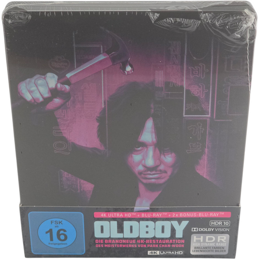 Oldboy Steelbook 4K Ultra HD + Blu-ray Ltd Edition Park Chan-wook Zone B