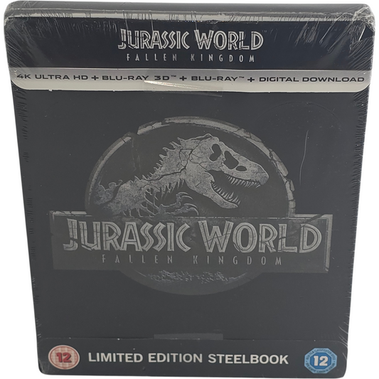 Jurassic World: Fallen Kingdom – SteelBook 4K UHD + Blu-ray 3D + 2D