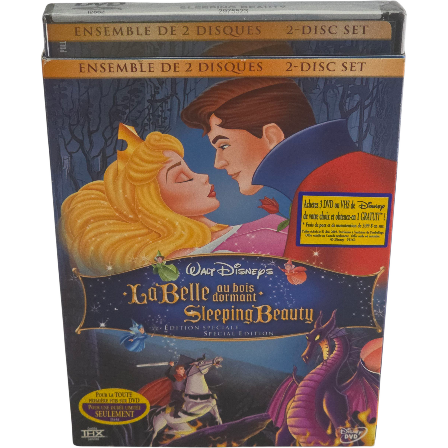La Belle au bois dormant 2-Disc Collector's Edition Disney Zone 1 Canada Import