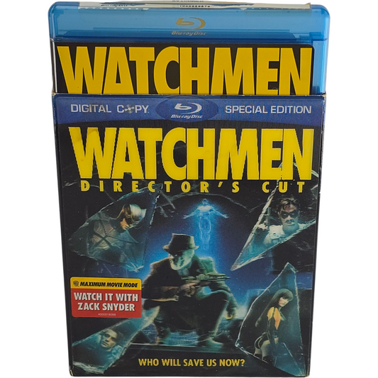 Watchmen Blu-ray + sleeve cover lenticular Director's Cut Zone 1 US Import